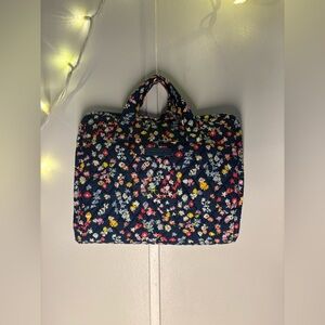 Vera Bradley Navy Floral Toiletries Bag